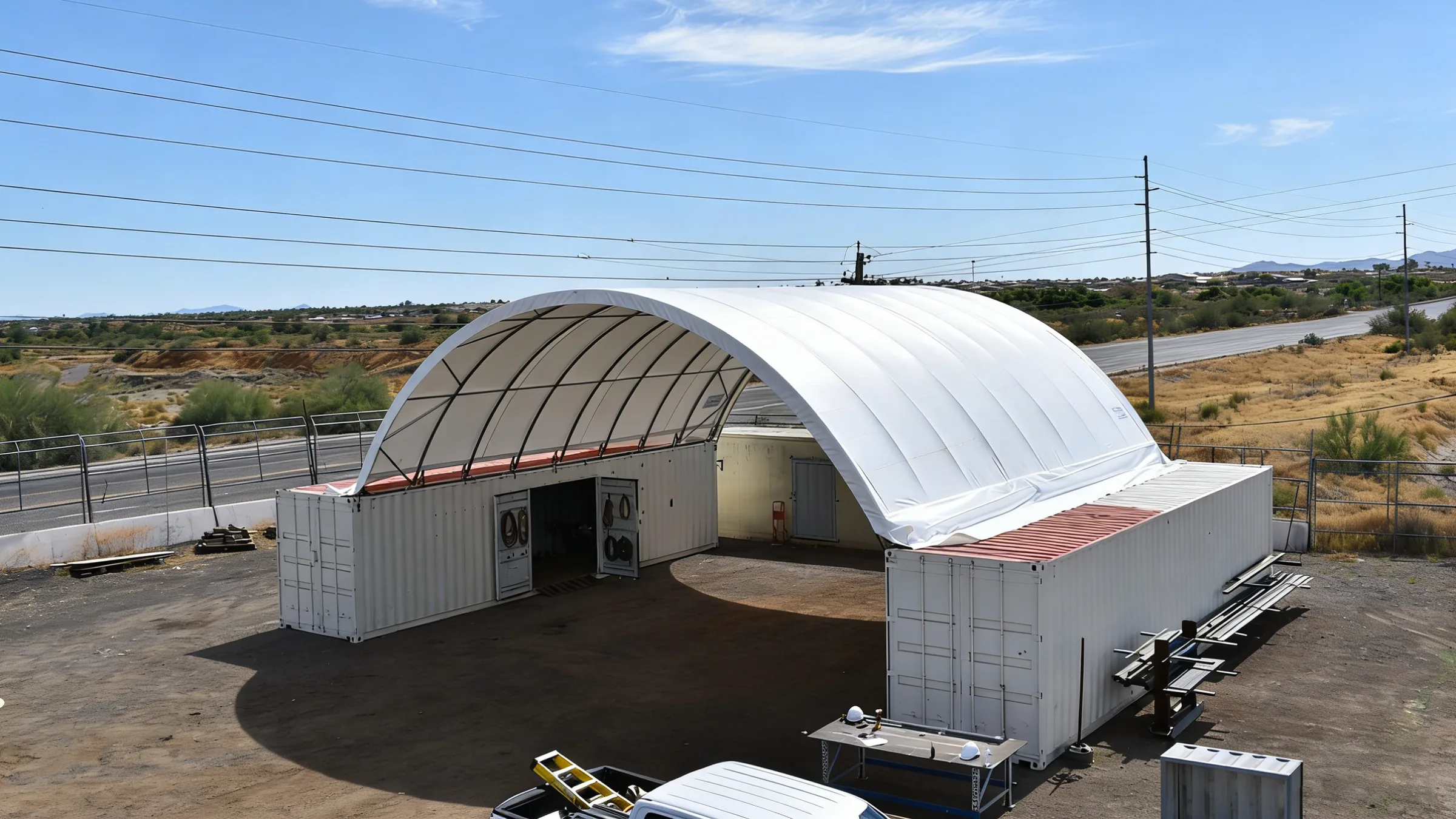 Shipping Container Canopy