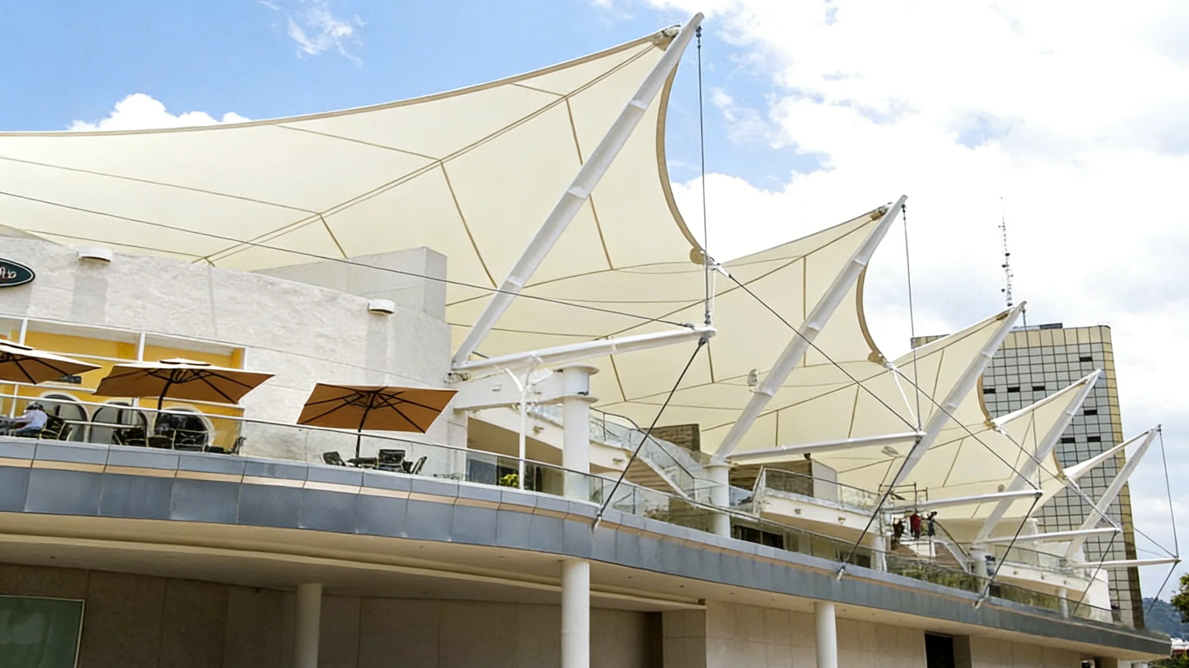 Roof Sunshade Membrane Structure