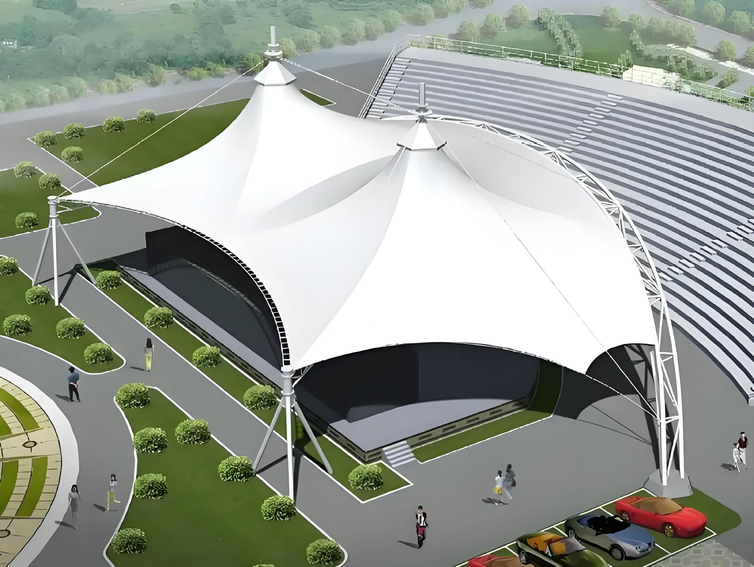 Stage Membrane Structure